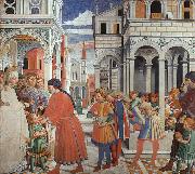 Benozzo Gozzoli The School of Tagaste oil on canvas